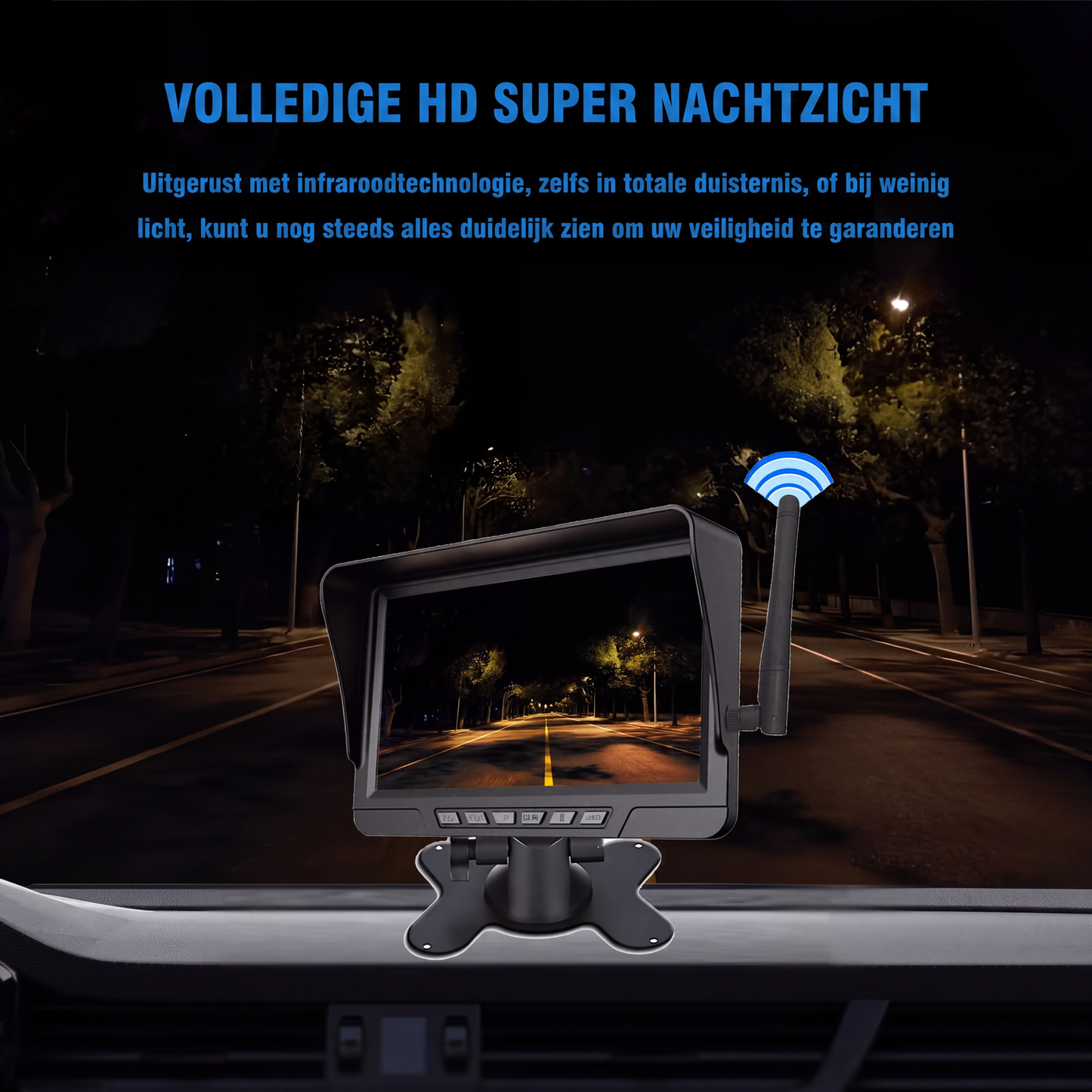 🚛 50% KORTING – Draadloze Achteruitrijcamera | Meer Zicht Achter Je Voertuig & Makkelijker Manoeuvreren