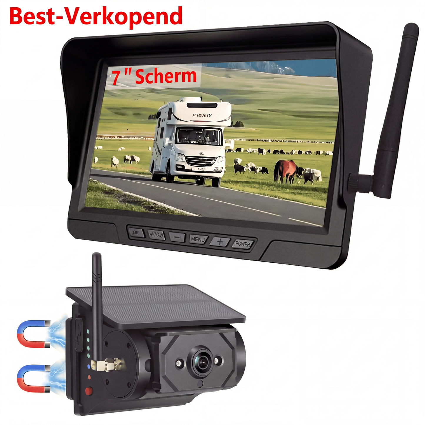 🚛 50% KORTING – Draadloze Achteruitrijcamera | Meer Zicht Achter Je Voertuig & Makkelijker Manoeuvreren