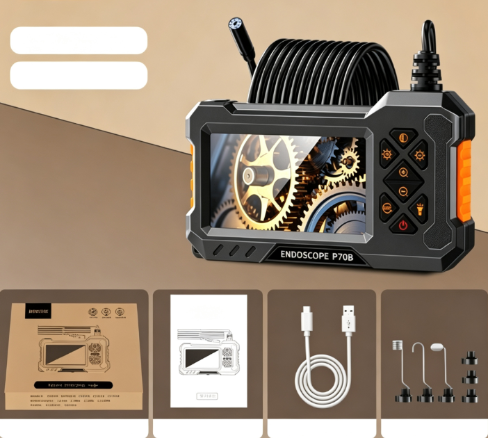 🔍 50% korting! Industriële endoscoop – 4,3" HD-scherm, IP67 waterdichte 8 mm lens & semi-rigide kabel. Zie overal in weg – geen giswerk meer! ✨🛠️
