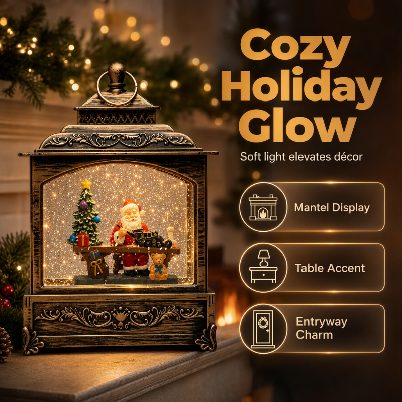 🎄 50% korting! Vintage sneeuwlantaarn – warm licht, realistische sneeuwval & sfeervolle gloed. Perfect voor kerstdecoratie! ❄️✨