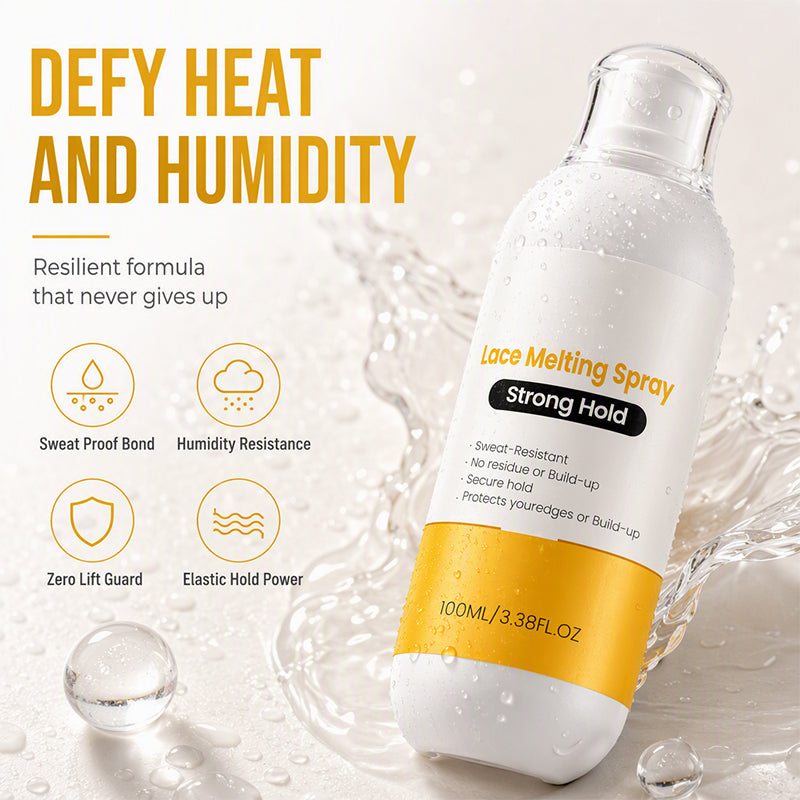 🔥 50% korting! Sterke lace melting spray – urenlang perfecte hold, geen plakkerig residu, eenvoudig afwasbaar met water! 💧💪