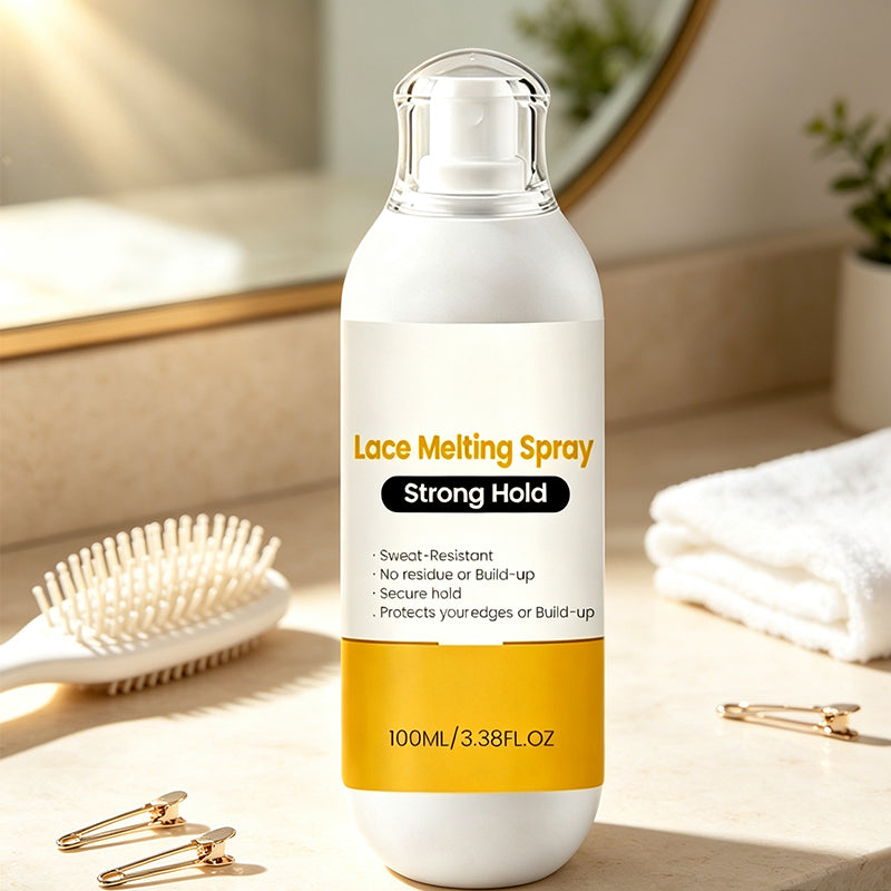 🔥 50% korting! Sterke lace melting spray – urenlang perfecte hold, geen plakkerig residu, eenvoudig afwasbaar met water! 💧💪
