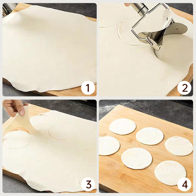 🥟 50% korting! RVS deegsnijder – 4 maten, scheurvrij & antiaanbak. Maak eenvoudig deeg voor dumplings, taarten & koekjes! ⚡✨