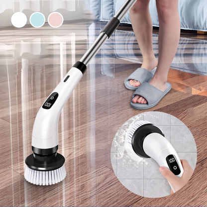 🧹 50% korting! Oplaadbare reinigingsborstel – telescoopsteel, 8 opzetstukken & geen gebuk. Maak moeiteloos schoon – overal in huis! ⚡✨