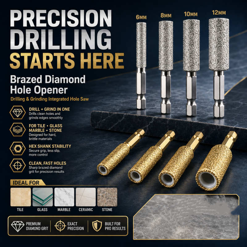 🥳2026 SUPER AANBIEDING🥳💞MEER DAN 50.000 VERKOCHT!🛡️ 50% KORTING! Diamantboorset – maten 5‑16 mm, zeskantschacht past op de meeste boormachines. Droog of nat te gebruiken – altijd gladde, precieze gaten! 💎💪