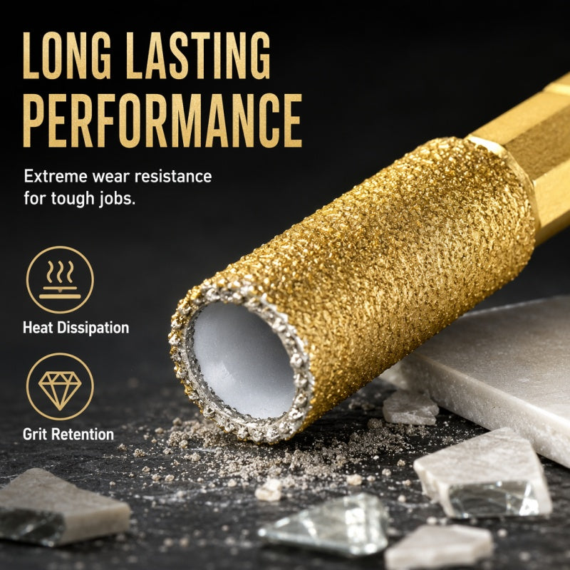 🥳2026 SUPER AANBIEDING🥳💞MEER DAN 50.000 VERKOCHT!🛡️ 50% KORTING! Diamantboorset – maten 5‑16 mm, zeskantschacht past op de meeste boormachines. Droog of nat te gebruiken – altijd gladde, precieze gaten! 💎💪