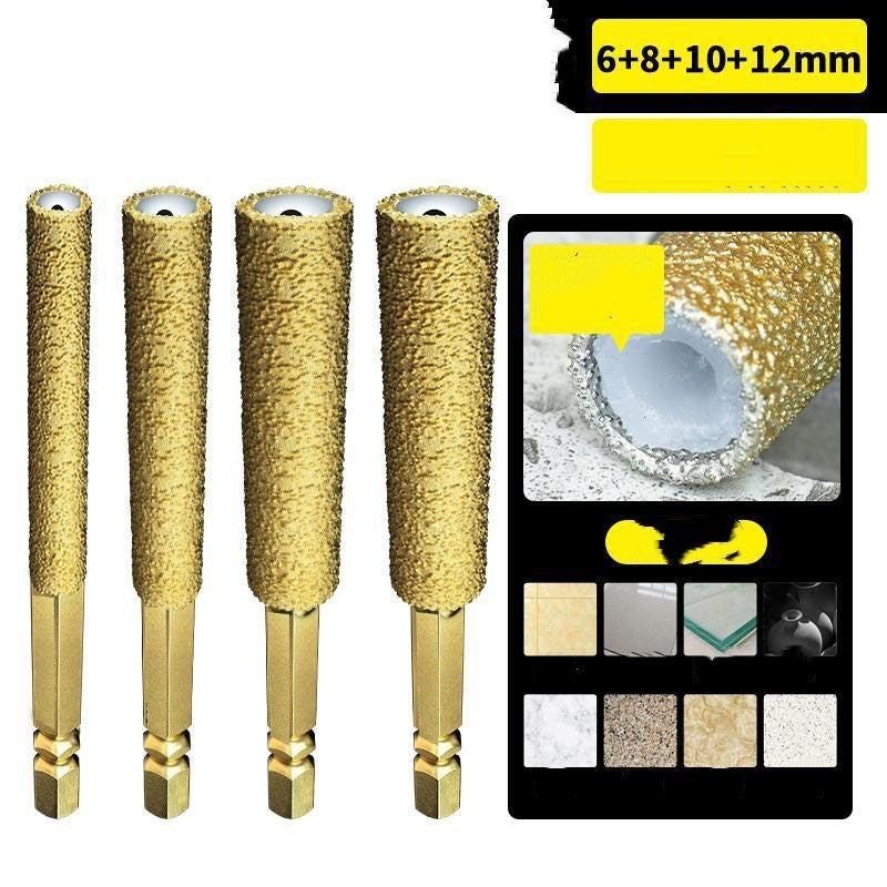 🥳2026 SUPER AANBIEDING🥳💞MEER DAN 50.000 VERKOCHT!🛡️ 50% KORTING! Diamantboorset – maten 5‑16 mm, zeskantschacht past op de meeste boormachines. Droog of nat te gebruiken – altijd gladde, precieze gaten! 💎💪