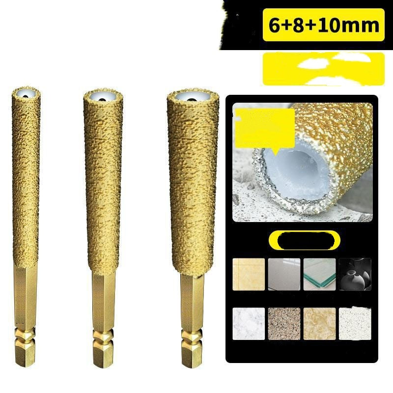 🥳2026 SUPER AANBIEDING🥳💞MEER DAN 50.000 VERKOCHT!🛡️ 50% KORTING! Diamantboorset – maten 5‑16 mm, zeskantschacht past op de meeste boormachines. Droog of nat te gebruiken – altijd gladde, precieze gaten! 💎💪