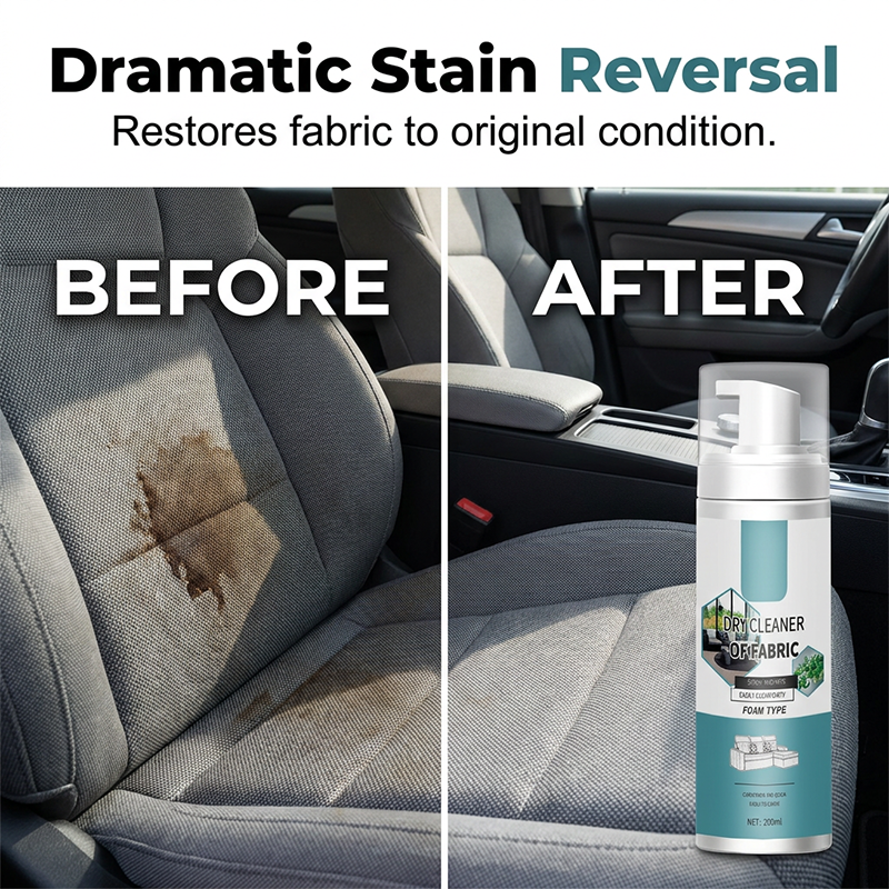 🛋️ 50% korting! Textielreiniger schuim – verwijdert vlekken, geuren & vuil. Voor banken, tapijt & auto – geen water nodig! 💨✨