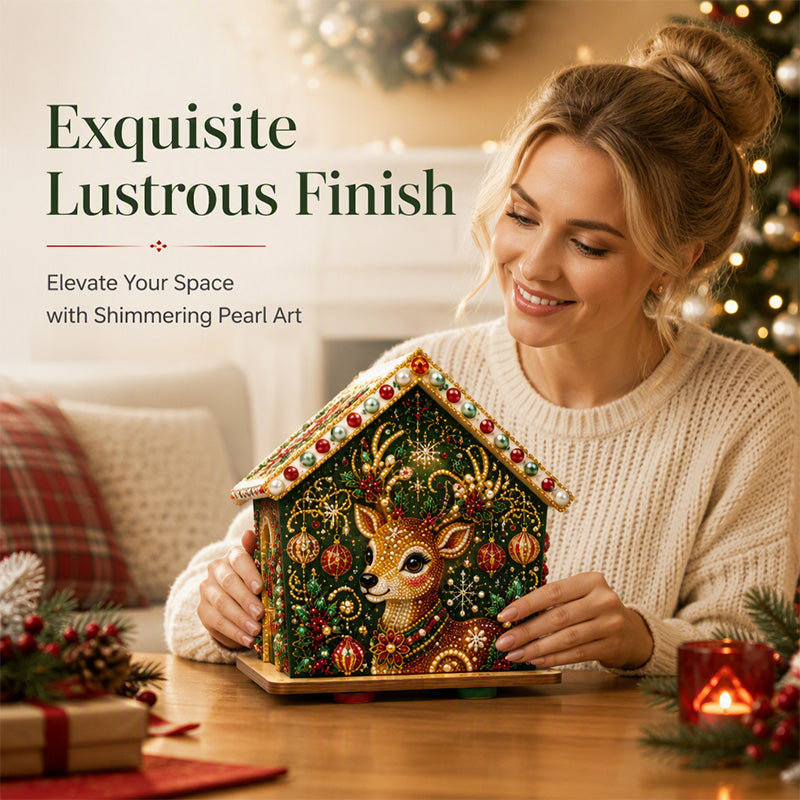 🎄 50% korting! 3D DIY kerst parel schilderij – fonkelende 3D-parels, eenvoudig & ontspannend. Perfect kerstcadeau! ✨🎁