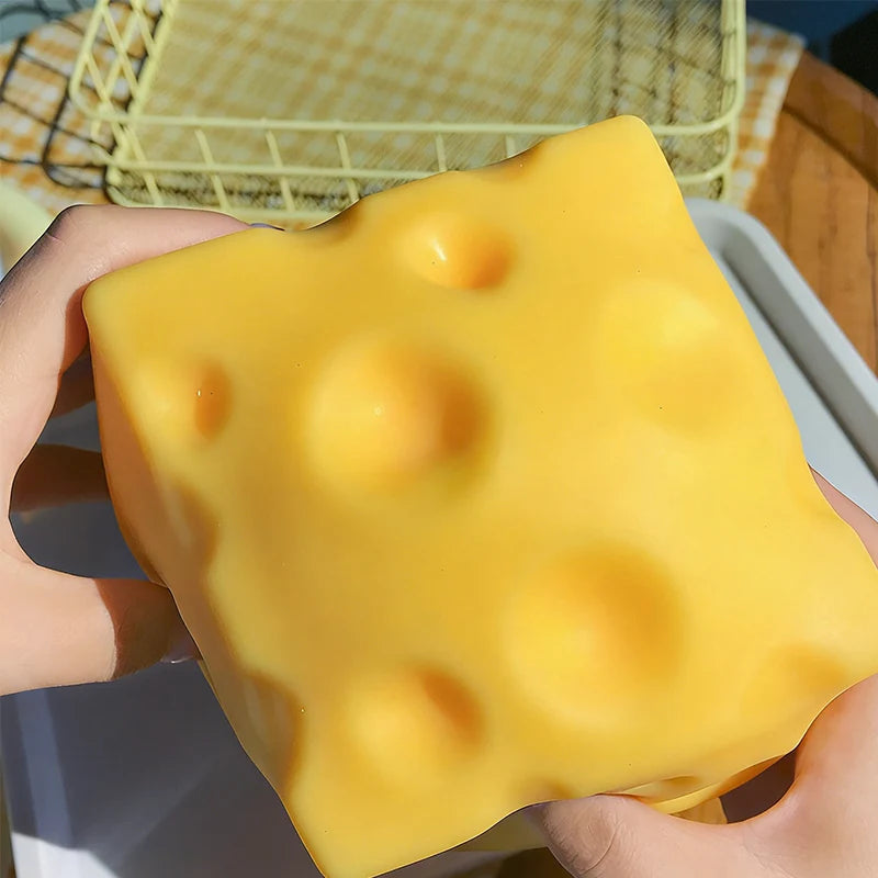🧀 50% korting! Gigantische anti-stress kaas – super bevredigend om in te knijpen. Therapeutische verlichting voor stress & spanning! ✨💆‍♀️