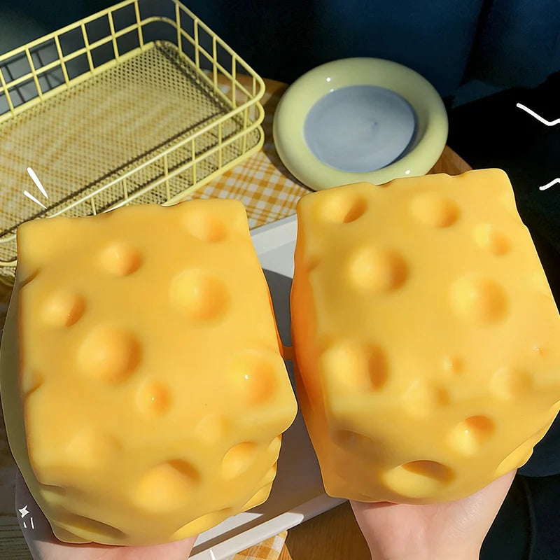 🧀 50% korting! Gigantische anti-stress kaas – super bevredigend om in te knijpen. Therapeutische verlichting voor stress & spanning! ✨💆‍♀️