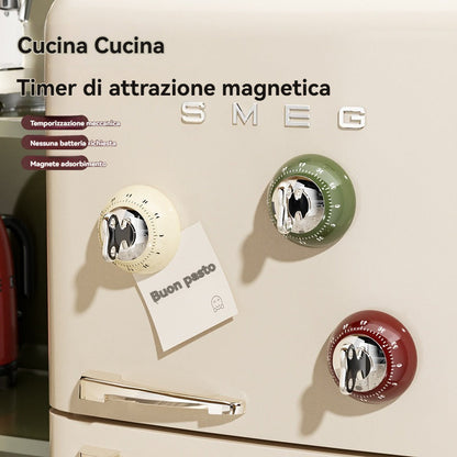 ⏱️Timer a rovescio di precisione di lusso leggero con timer meccanico per frigorifero desktop