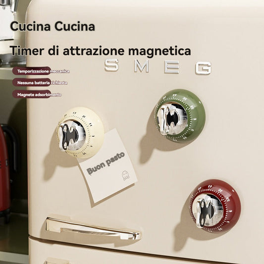 ⏱️Timer a rovescio di precisione di lusso leggero con timer meccanico per frigorifero desktop