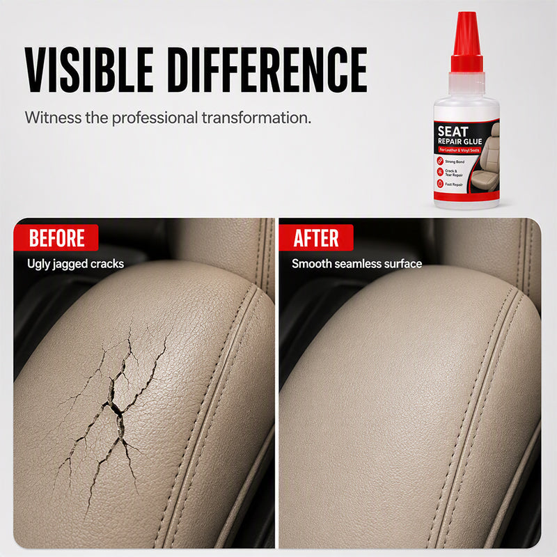 🚗 50% korting! Sneldrogende leerlijm – voor autostoelen, meubels & tassen. Sterke hechting & transparant – onzichtbare reparatie! ✨🔧