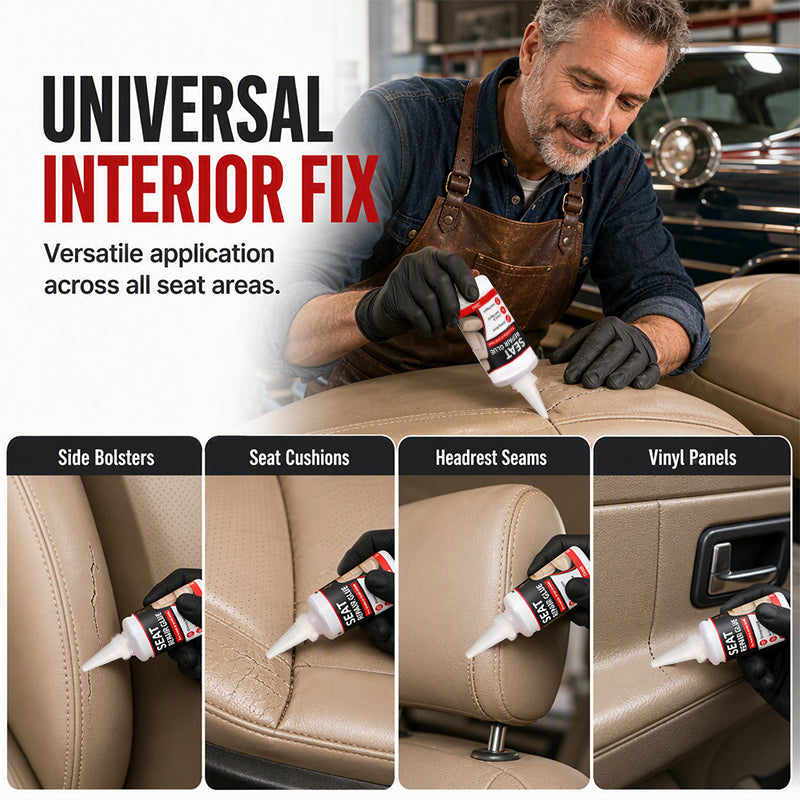 🚗 50% korting! Sneldrogende leerlijm – voor autostoelen, meubels & tassen. Sterke hechting & transparant – onzichtbare reparatie! ✨🔧