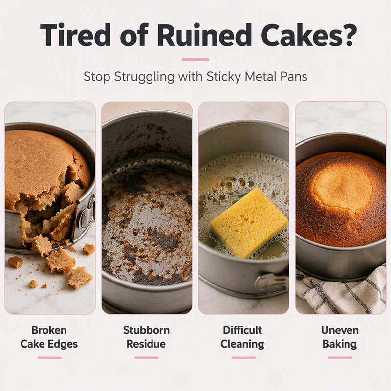 🧁 50% korting! Flexibele silicone cakevorm – antiaanbak, meerdere maten & stevige rand. Bak moeiteloos, loslaten zonder breken! ✨🍰