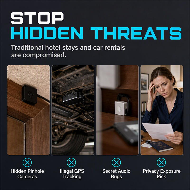 🕵️🔍 50% KORTING! Wordt je stiekem bespied in je hotelkamer of auto? Deze T19 detector spoort élke verborgen camera én GPS-tracker op – 1 MHz tot 6,5 GHz, 25 uur batterij. Jouw privacy, overal beschermd!