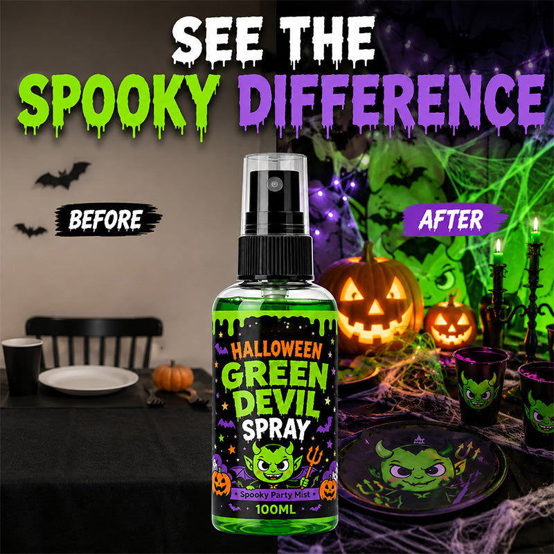🧪 50% korting! Green Devil Spray – creëer in 1x een griezelige look. Snel & makkelijk voor een eng, groen effect! 👹✨