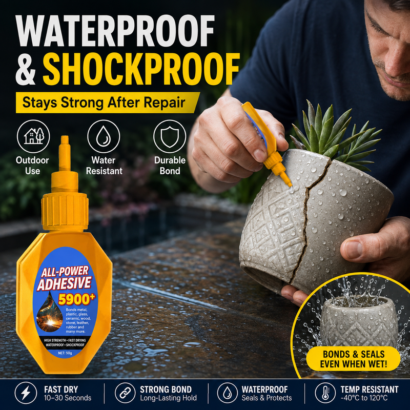 🔧 50% korting! Universele lijm met sneldrogende formule – sterke hechting, precisie-applicator & veelzijdig. Perfect voor reparaties, knutselwerk & DIY! ✨🧴