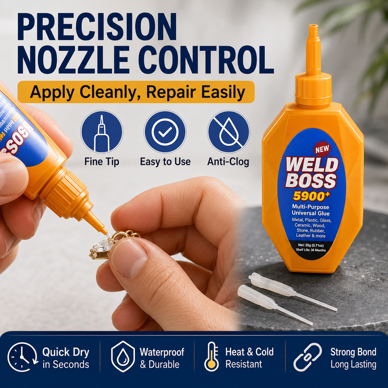 🔧 50% korting! Universele lijm met sneldrogende formule – sterke hechting, precisie-applicator & veelzijdig. Perfect voor reparaties, knutselwerk & DIY! ✨🧴