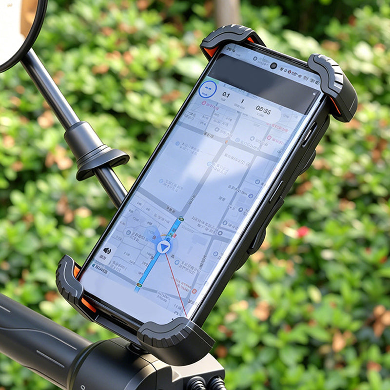 📱 50% korting! Fietshouder met schokdemping – 4-assig, mechanische vergrendeling & 1-handige bediening. Perfect voor e-bikes! 🚴‍♂️🔒