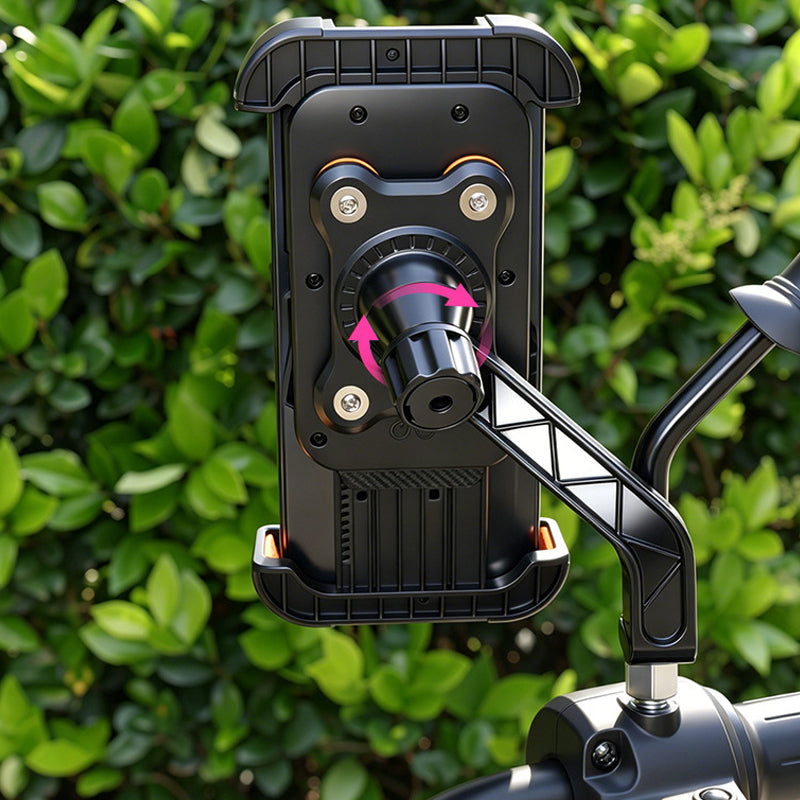 📱 50% korting! Fietshouder met schokdemping – 4-assig, mechanische vergrendeling & 1-handige bediening. Perfect voor e-bikes! 🚴‍♂️🔒