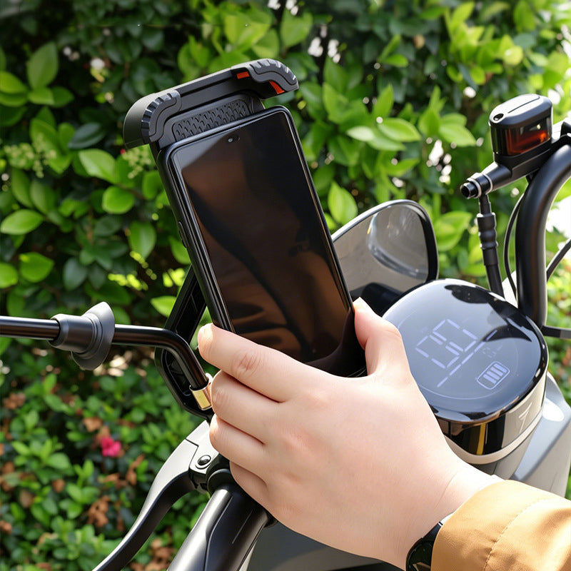 📱 50% korting! Fietshouder met schokdemping – 4-assig, mechanische vergrendeling & 1-handige bediening. Perfect voor e-bikes! 🚴‍♂️🔒
