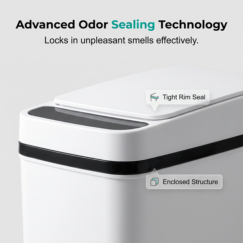 🗑️ 50% korting! Slimme sensor prullenbak – automatische opening, anti-geur afsluiting & slank design. Hands-free & hygiënisch voor keuken, badkamer & kantoor! ✨🤖
