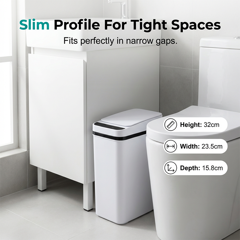 🗑️ 50% korting! Slimme sensor prullenbak – automatische opening, anti-geur afsluiting & slank design. Hands-free & hygiënisch voor keuken, badkamer & kantoor! ✨🤖