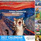🐱 50% korting! 2027 katten meme kalender – 12 maanden vol humor, 24 posters & scheurbaar. Perfect voor kattenliefhebbers & cadeau! 🎁✨