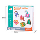 🧩 50% korting! 26-delige houten letter- & dierenmatchset – bevordert fijne motoriek, kindveilig & kleurrijke illustraties. Leren wordt een avontuur! ✨🔤