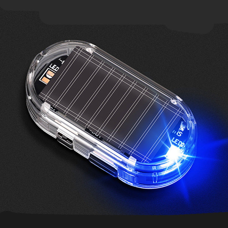 Zonne-energie Aangedreven Auto Anti-Diefstal Waarschuwingslicht