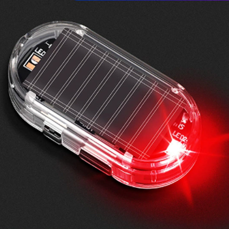 Zonne-energie Aangedreven Auto Anti-Diefstal Waarschuwingslicht