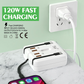 ⚡ 50% korting! Universele oplaadhub – 120W, ingebouwde kabels (USB-C & Micro USB), laad meerdere apparaten tegelijk op – geen gedoe! 🔌📱
