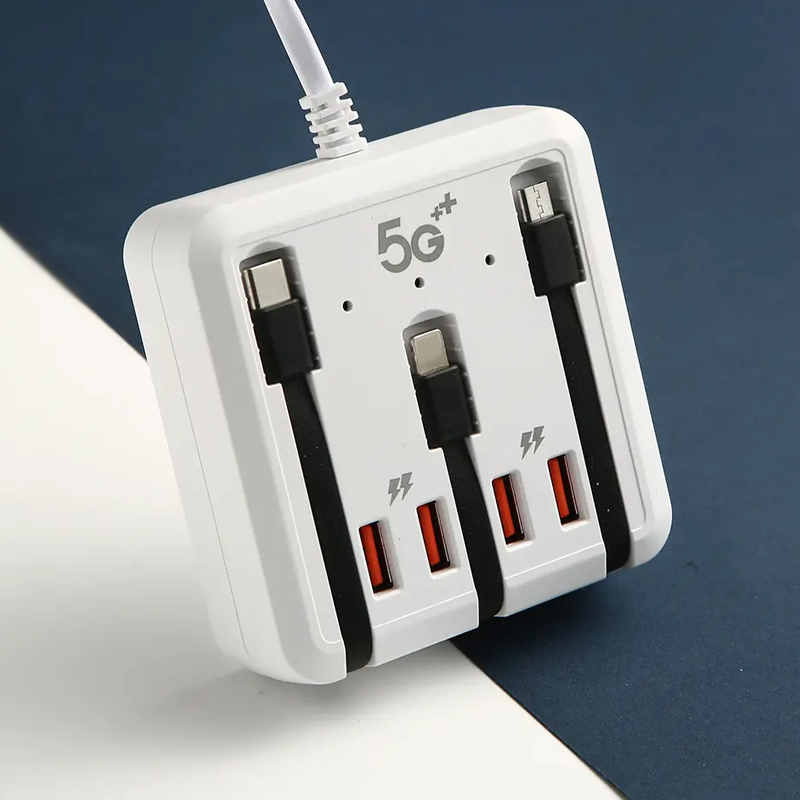 ⚡ 50% korting! Universele oplaadhub – 120W, ingebouwde kabels (USB-C & Micro USB), laad meerdere apparaten tegelijk op – geen gedoe! 🔌📱