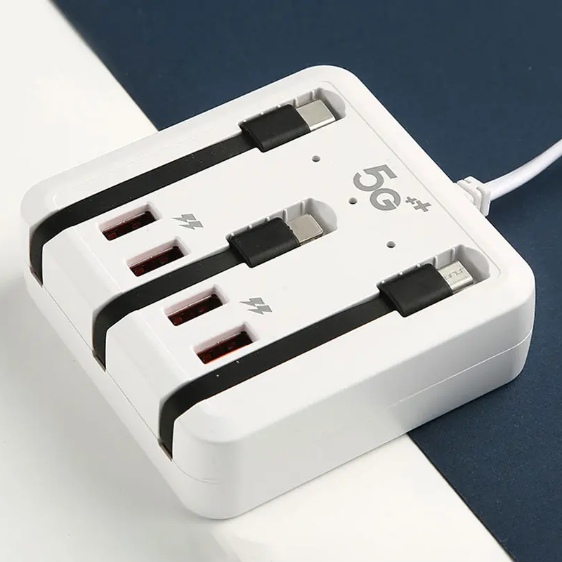⚡ 50% korting! Universele oplaadhub – 120W, ingebouwde kabels (USB-C & Micro USB), laad meerdere apparaten tegelijk op – geen gedoe! 🔌📱