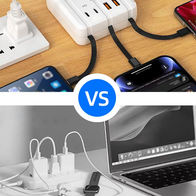 ⚡ 50% korting! Universele oplaadhub – 120W, ingebouwde kabels (USB-C & Micro USB), laad meerdere apparaten tegelijk op – geen gedoe! 🔌📱