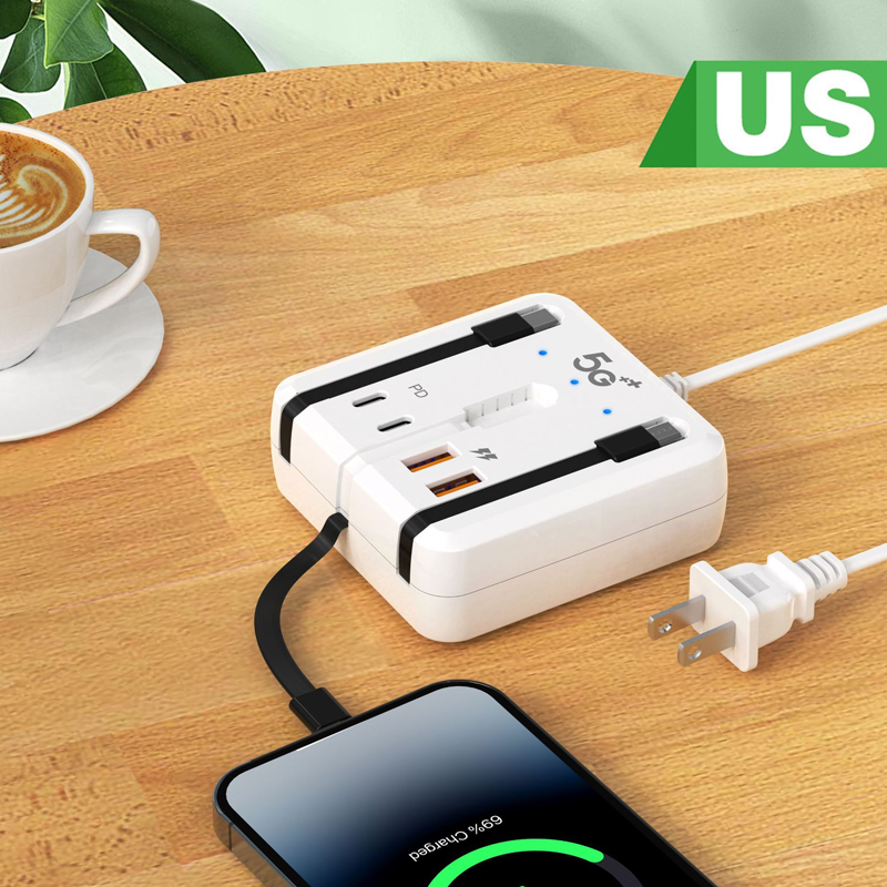 ⚡ 50% korting! Universele oplaadhub – 120W, ingebouwde kabels (USB-C & Micro USB), laad meerdere apparaten tegelijk op – geen gedoe! 🔌📱