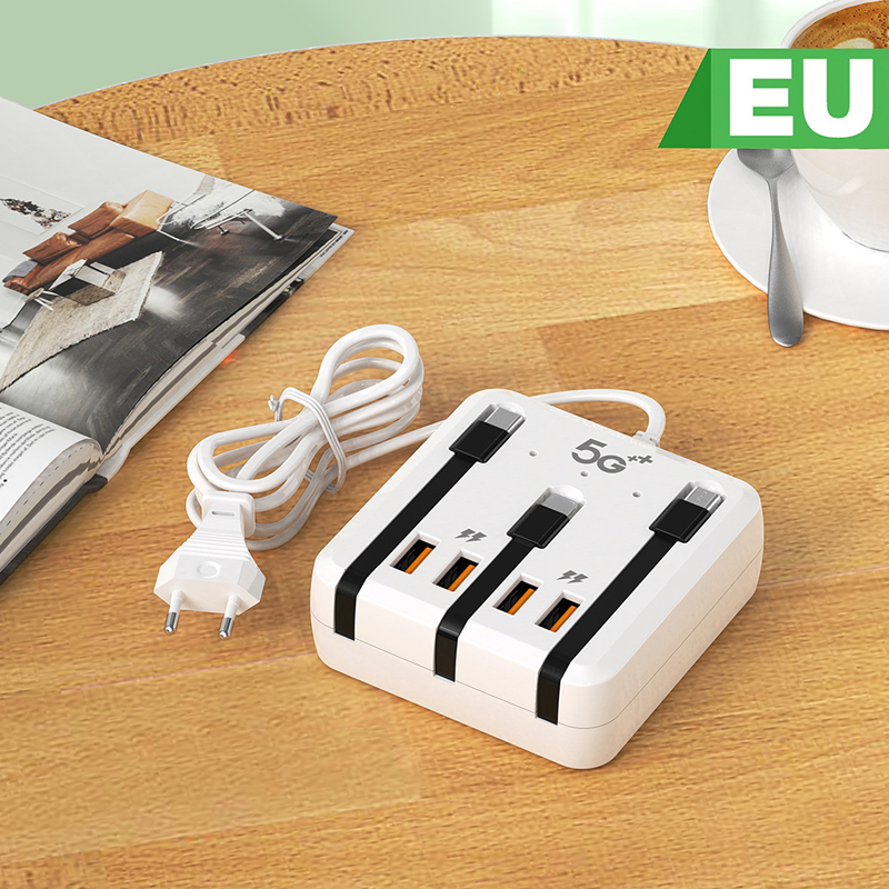 ⚡ 50% korting! Universele oplaadhub – 120W, ingebouwde kabels (USB-C & Micro USB), laad meerdere apparaten tegelijk op – geen gedoe! 🔌📱