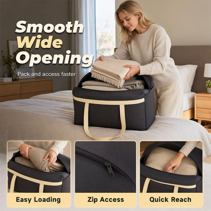 📦 50% korting! Veelzijdige opbergtas – waterbestendig, verstevigde handvatten & dubbele rits. Verkrijgbaar in 6 maten – voor kleding, dekens & speelgoed! ✨🏠