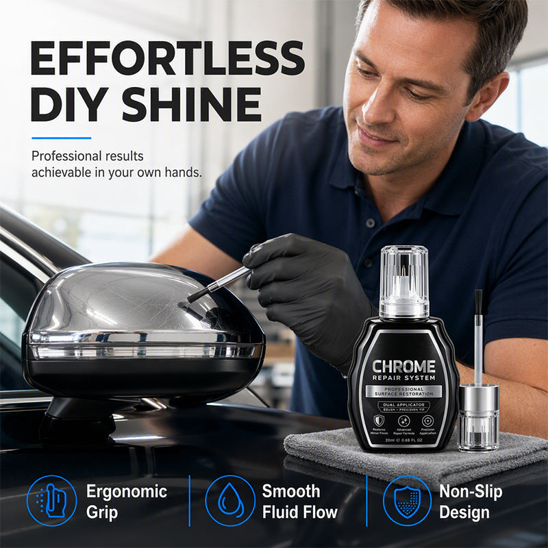 ✨ 50% korting! Chroom & RVS polijstset – verwijdert roest & aanslag, herstelt glans in enkele stappen. Voor auto, fiets & huis! 🚗💎