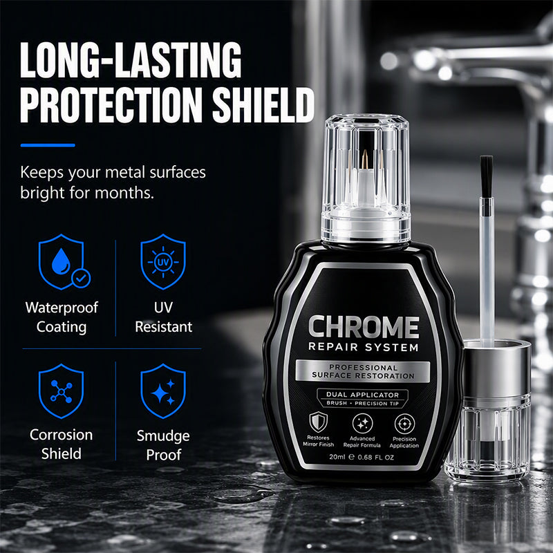 ✨ 50% korting! Chroom & RVS polijstset – verwijdert roest & aanslag, herstelt glans in enkele stappen. Voor auto, fiets & huis! 🚗💎