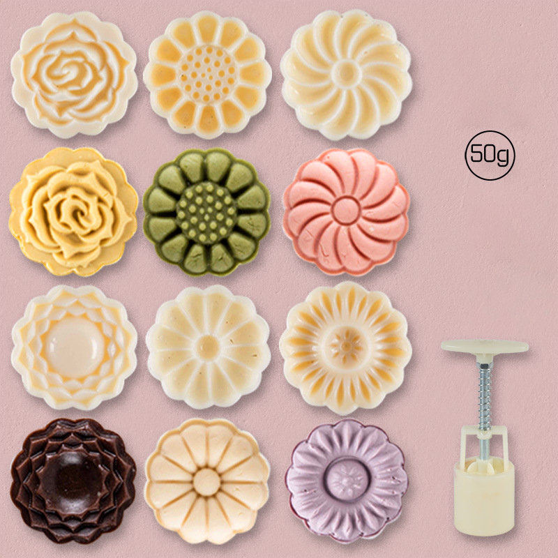 🥮 50% korting! Professioneel gebakstempel – veerbelast mechanisme, 3D-motieven & voedselveilig. Maak maancakes & koekjes moeiteloos thuis! ✨🧑‍🍳