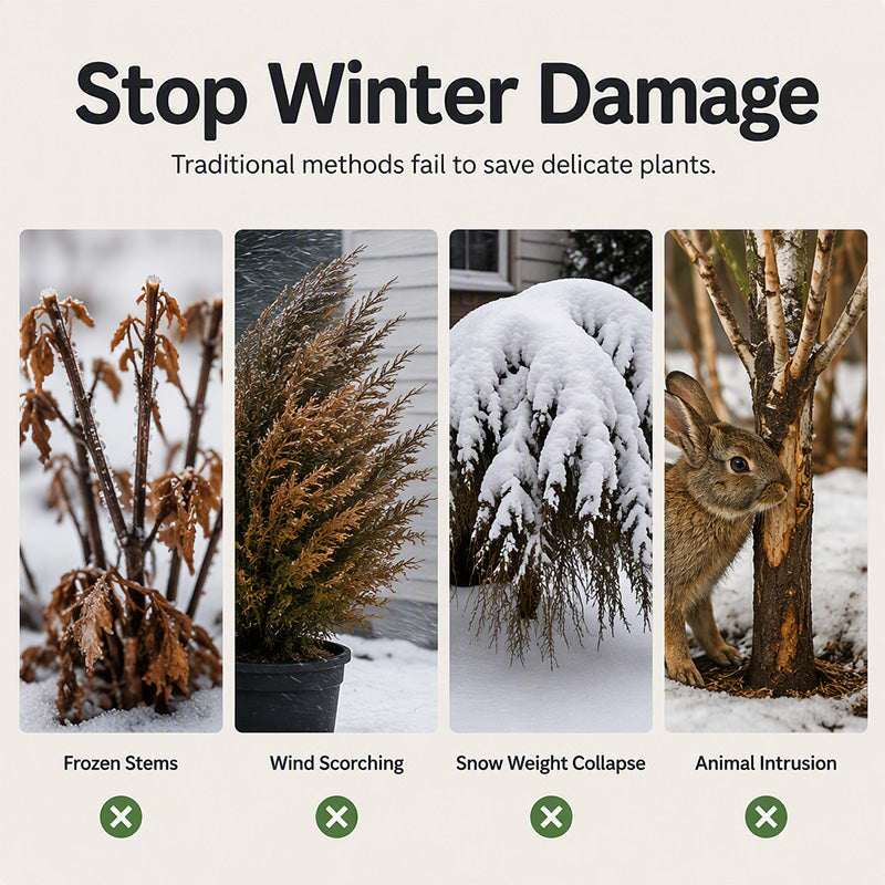 🌱 50% korting! Planten vorstbescherming – 80g non-woven, ademend & UV-bestendig. Beschermt tegen vorst, sneeuw & kou – voor een gezonde tuin! ❄️✨
