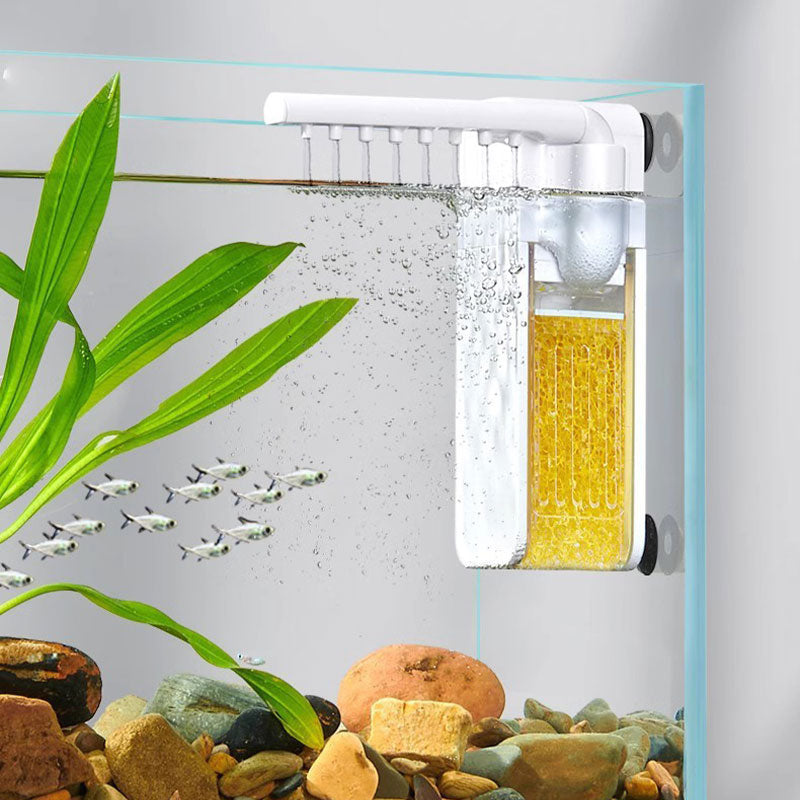 🐠 50% korting! Compact aquariumfilter – filtratie, circulatie & beluchting in 1. Uitneembare onderdelen, stil & voor kleine aquariums! 💧✨