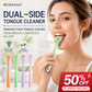 👅 50% korting! 3-in-1 tongreiniger – borstelt, schraapt & masseert. Siliconen van voedselkwaliteit, ergonomisch & draagbaar – frisse adem elke dag! ✨🦷