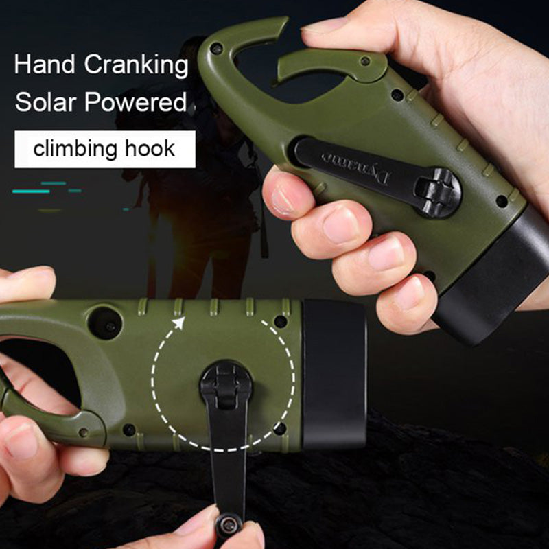 🔦 50% korting! Zaklamp op zonne-energie & handzwengel – nooit batterijen nodig. Perfect voor noodgevallen, kamperen & buiten! ✨🌞