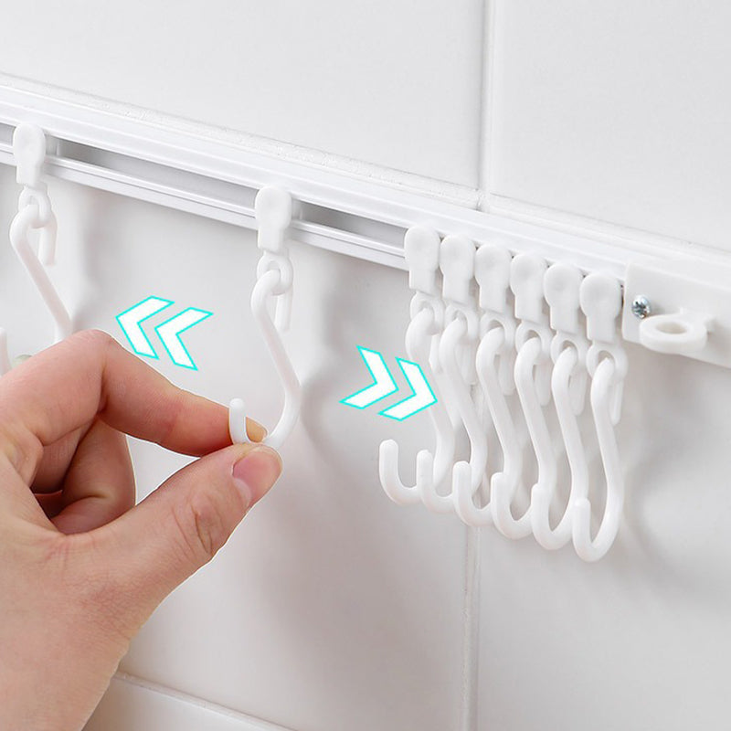 🍳 50% korting! Zelfklevende keukenrail maet 10 schuifhaken – ruimtebesparend, zonder boren & stevig. Houd uw keuken georganiseerd! ✨🔧
