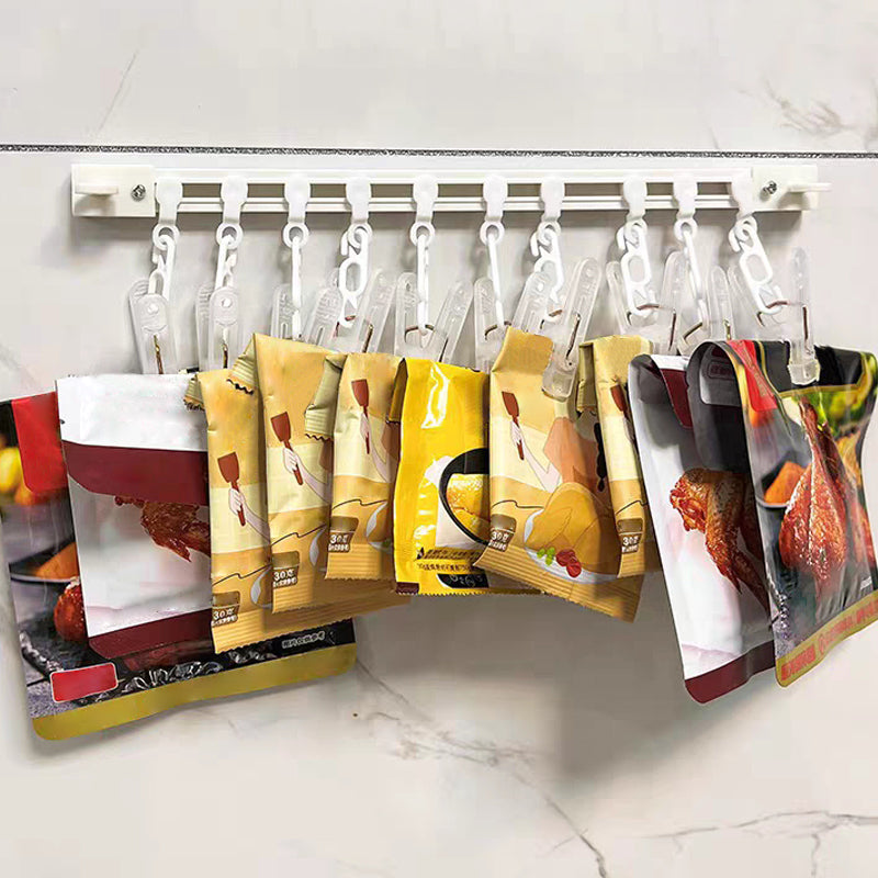 🍳 50% korting! Zelfklevende keukenrail maet 10 schuifhaken – ruimtebesparend, zonder boren & stevig. Houd uw keuken georganiseerd! ✨🔧